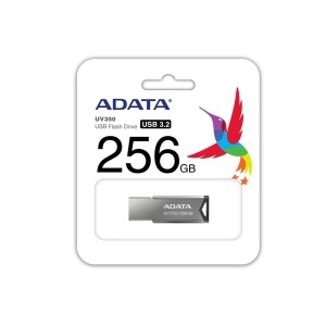 MEMORIE USB 3.2 ADATA, 256 GB, corp metalic, gri "AUV350-256G-RBK" - Img 2