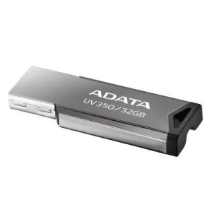 MEMORIE USB 3.2 ADATA 32 GB, clasica, carcasa metalica, argintiu, "AUV350-32G-RBK" - Img 3