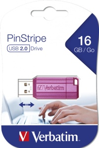 MEMORIE USB VERBATIM PINSTRIPE StoreNGo 16GB USB 2.0 ROZ "49067" - Img 4