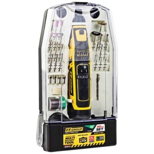 Mini freza cu acumulator 12V 2 Ah, 50 accesorii, F.F. Group - Img 5