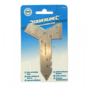 Mini szögmérő készülék, 85 mm, 55º, 60º, 90º, 120º, rozsdamentes acél, Silverline - Img 2