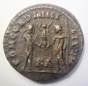 Moneda Antica Romana - GALERIUS MAXIMIAN CAESAR ( 295-299 ) - Img 2