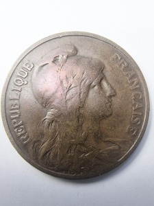 Moneda Franta - Republica - 10 Centimes 1900
