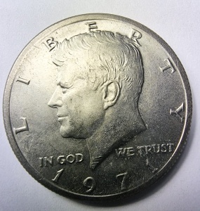 Moneda USA- Half Dollar Kennedy 1971.
