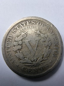 Moneda USA - Liberty Head “V” - 5 Cents 1910 - Img 2