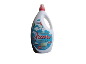 Mosószer színes/fehér szennyeshez, univerzális, 4,8L, bikarbonát és háztartási szappan, 120 mosás, Azuro - Img 3
