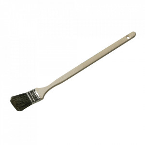 Nehezen hozzáférhető kefe, 45 fok, 412mm, szélesség 40mm, fa nyél, Silverline