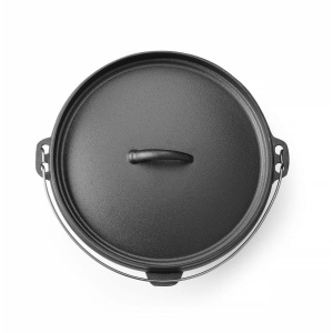 Oala din fonta, HENDI, 7,2 L negru, ø310x(H)155mm - Img 2