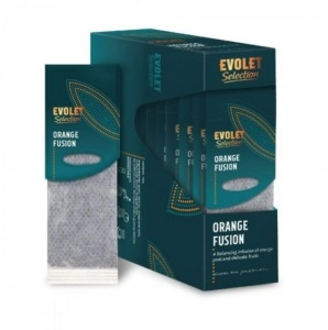 Pachet premium 20 plicuri ceai mari, Selection ORANGE FUSION, infuzie de portocale, 20 x 4g, Evolet
