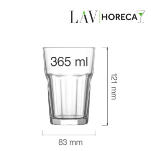 Pahar inalt Amsterdam 365 ml, LAV - Img 2
