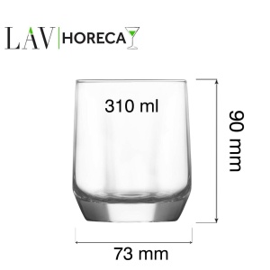 Pahar mic Riga, 310 ml, LAV - Img 2
