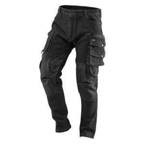 Pantaloni de lucru DENIM, negri, marimea M