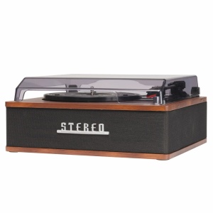 Pick-up vinil tip retro cu boxe incorporate, amplificare incorporata, bluetooth, Denver VPB-262 - Img 15