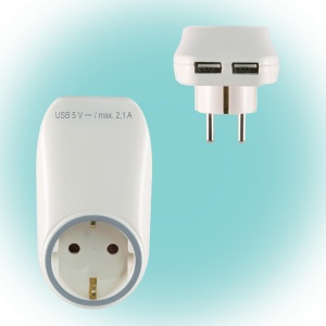 Priză de reţea cu socluri de încărcare USB - Img 2