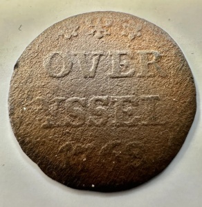 PROVINCIA OVERIJSSEL - OLANDA - 1 DUIT 1768