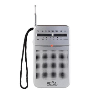 Radio portabil de buzunar, ideal pentru pescuit, parc, situatii de urgenta, 2 benzi AM-FM, receptie sensibilitate mare, functionare cu baterii, SAL - Img 4