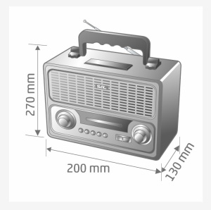 Radio tip retro, FM / AM /SW, bluetooth, usb, card, SAL RRT3 - Img 5