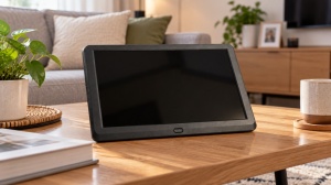 Rama foto digitala de buget, versiune HD, display 8", stocare CARD SD, player muzica/video, ideal magazin pentru afisare mesaje, autorizatii,TENSWALL - Img 2