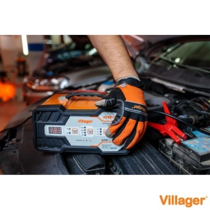 Redresor/incarcator/starter auto, acumulator auto/moto, 6-12V, curent maxim incarcare 12A, Villager VCSB 12S - Img 5