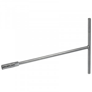 Rögzített T-csavarkulcs 10mm-es fix dugókulccsal, 400x 10mm, Dedra