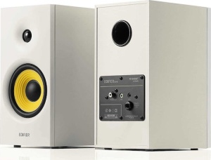 Set 2 boxe active pentru PC, muzica ambientala, camera copii, 24W, sunet HI-FI, incinte lemn ALB, bluetooth, Edifier R1080BT-W - Img 7