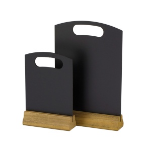 Set 2 x Tabla pentru meniu, suport lemn, 150x230 mm, Hendi - Img 2