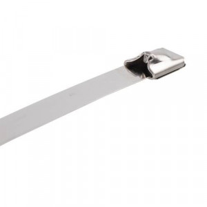 Set 20 coliere metalice auto, 7.9 x 360 mm , otel inoxidabil, Dedra - Img 3