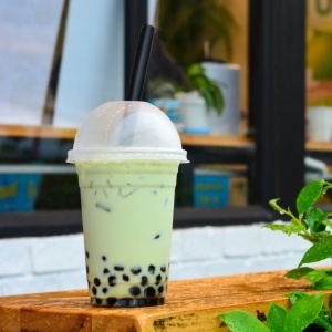 Set 250 paie plastic ambalate individual pentru Bubble Tea, 210 x 12mm, NEGRE - Img 2