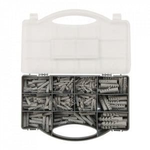 Set 330 dibluri beton, zidarie, 4, 5, 6, 7, 8, 10, 12mm, Fixman