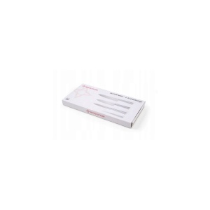 Set 4 cutite profesionale din inox, Hendi, cutite inluse: bucatarului 37 cm si 33 cm, sunca 33 cm, decojire 19 cm - Img 2