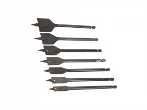 Set 7 freze lemn , otel-carbon, 10-40 mm , Silverline - Img 2