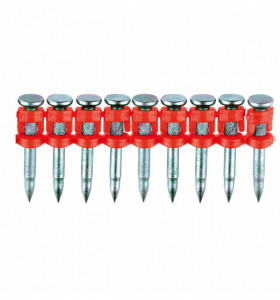 Set 800 cuie 32mm + butelie gaz pentru pistol cuie Force One Celo, beton, grinda otel, rezistenta la foc, Celo - Img 2
