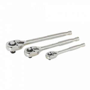 Set 90 scule manuale, chei clichet, chei fixe, tubulare, biti, Silverline - Img 4