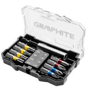 Set de biti cu adaptor, 10 buc.