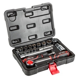 Set tubulare, 20 de piese, 1/4”, 3/8”
