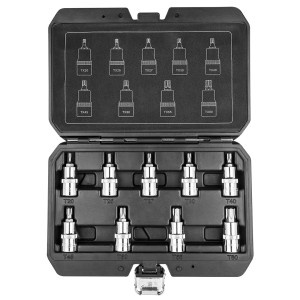 Set tubulare cu profil Torx 1/2 " , 9 buc, Neo