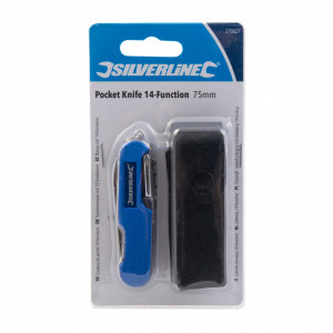 Silverline zsebkés 14-funkciós zsebkés, 75mm , Silverline zsebkés 14-funkciós zsebkés - Img 3