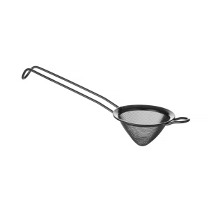 Sita conica pentru bar, Bar Up, otel inoxidabil finisat cu un strat PVD negru, ø75x220mm