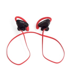 Sport fejhallgató bluetooth 4.2, akkumulátor 100 mAh, piros, Prixton - Img 2