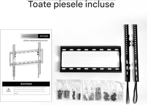 Suport pentru TV, televizor cu diagonala intre 26" - 60", greutate maxima 45kg, VESA de la 100x100 pana la 400x400, Suptek - Img 2