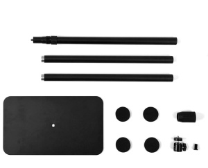 Suport premium de podea pentru proiector video, camera foto/video, dispozitive cu montura filet 1/4, telescopic, maxim 1.64 m, Suptek - Img 3