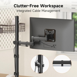 Suport premium prindere de birou pentru monitoare, Bracwiser MD7821 - Img 4