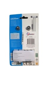 Sztereó bluetooth fejhallgató, beépített mikrofon, In-Ear, mágneses fülhallgató, vezetékes távirányító, Fekete, Grundig - Img 2