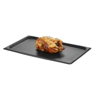 Tava cuptor cu strat antiaderent CONVECTOMAT ROAST, HENDI, GN 1/1, Negru, 530x325x(H)17mm - Img 2
