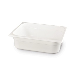 Tava profesionala Gastronorm 1/2 policarbonat alb, 4 litri, 65 mm inaltime, Hendi - Img 1