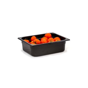 Tava profesionala Gastronorm 1/2 policarbonat negru - 12.5L 325x265x(H)200mm Hendi rezistent la temperatura -40? to 110?C - Img 2