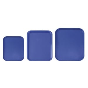 Tava servire fast food albastra din polipropilena Hendi 265x345x(h)20 mm - Img 2