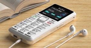 Telefon mobil de buget pentru seniori, cifre mari, sunet puternic, USB-C, ecran LCD COLOR, Easyfone Chaperon T200 4G, ALB - Img 5