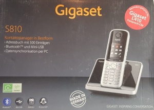 Telefon telefonie fixa, portabil, afisaj LCD Color, posibilitate conectare casca bluetooth, Gigaset S810 - Img 5