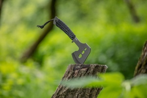 Többfunkciós túlélőbalta, 26 cm, 8 cm-es pengével, paracord kötéllel. NEO - Img 10